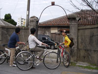 自転車で散策